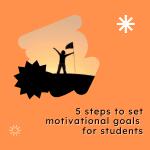 5 steps to set motivational goals for students blog cover