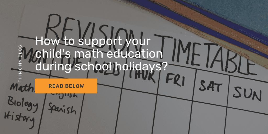 math revision support during school holidays blog banner